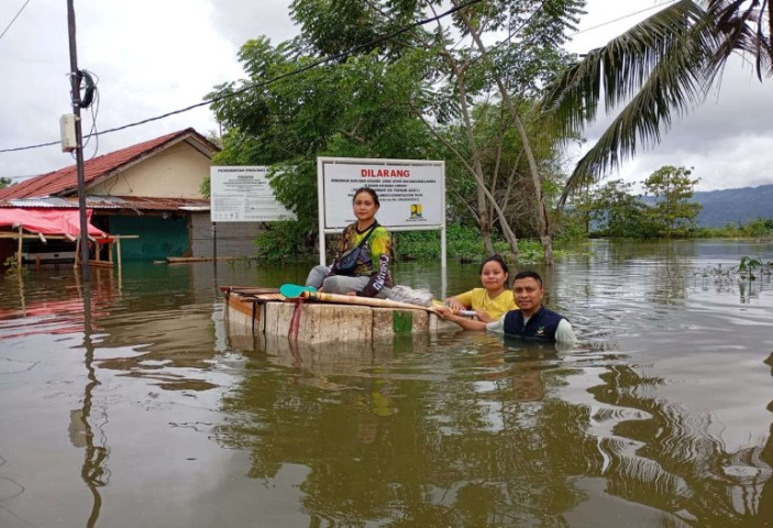 Banjir Rendam Gorontalo, 7.000 Orang&nbsp;Mengungsi