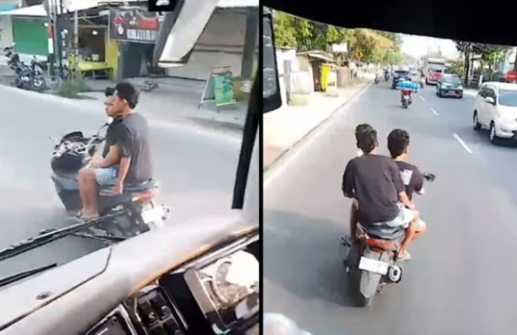Dua Pemuda Mabuk di Jombang Hadang Bus, Lempar Batu dan Paksa Supir&nbsp;Turun