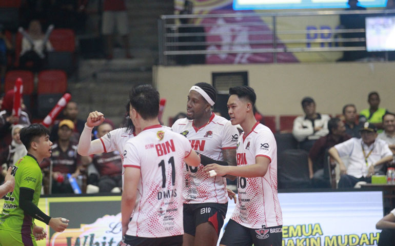 PLN Mobile Proliga 2024: Akhirnya Pecah Telur STIN BIN, Usai Kalahkan Bank&nbsp;SumselBabel