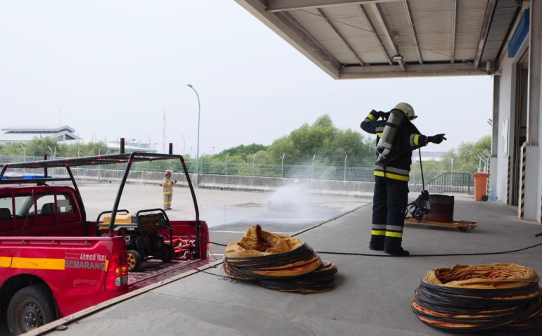 Angkasa Pura 1 Gelar Latihan PKD untuk Uji Kemampuan Petugas&nbsp;Gabungan