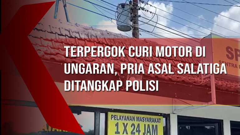 Terpergok Curi Motor di Ungaran, Pria Asal Salatiga Ditangkap&nbsp;Polisi