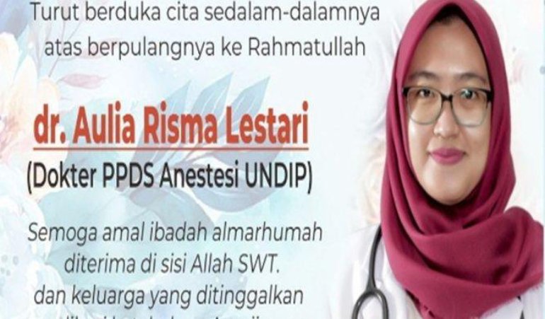 Hasil Investigasi Kemenkes: Dokter Aulia Risma Dipalak Rp40 Juta per Bulan 